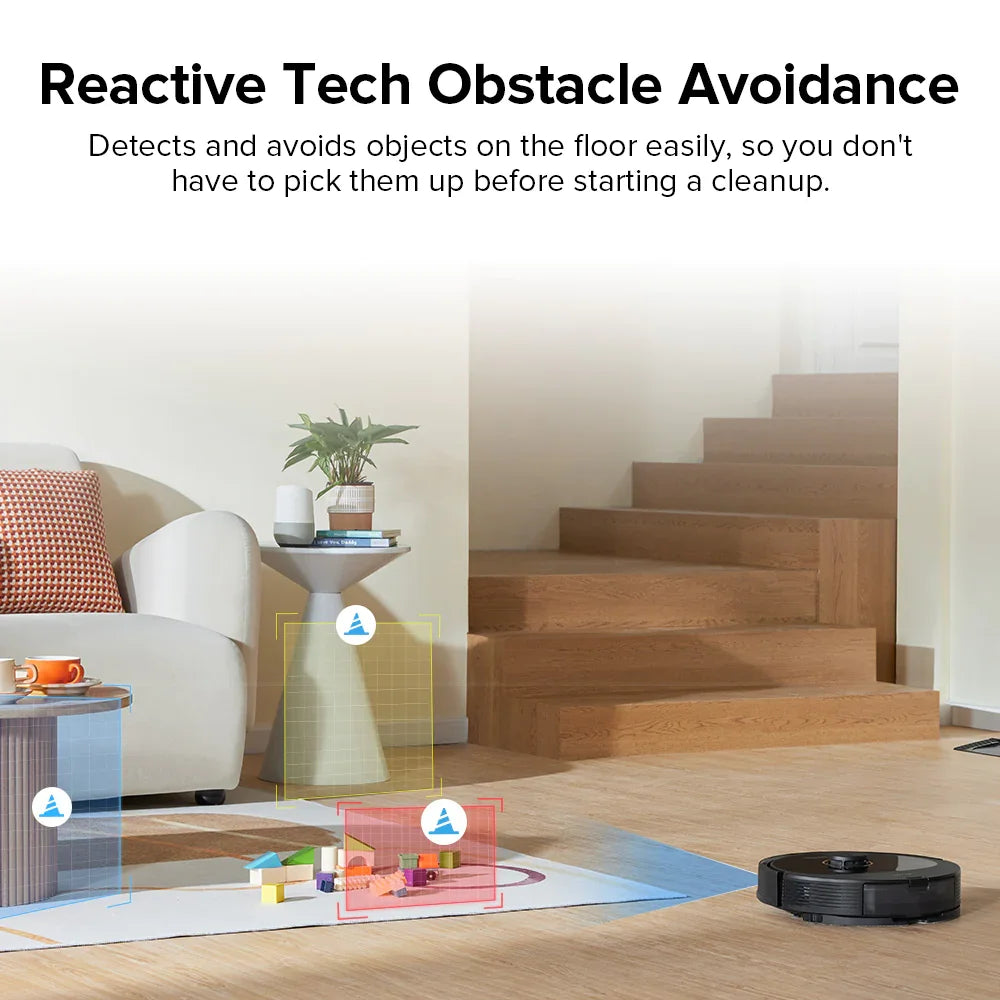 Roborock Q8 Max+ Robot Vacuum Cleaner with Auto Empty Dock 5500Pa Suction 3D Mapping Upgraded Version of roborock Q7 Max Plus